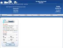 Tablet Screenshot of condosandcondos.com